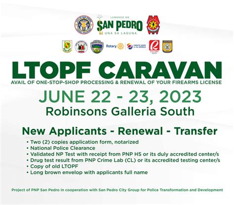 ltopf caravan 2023 schedule cebu|LOOK: APPLY FOR YOUR LTOPF & .